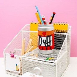 GRUPO ERIK THE SIMPSONS DUFF BEER RESIN PEN HOLDER SET