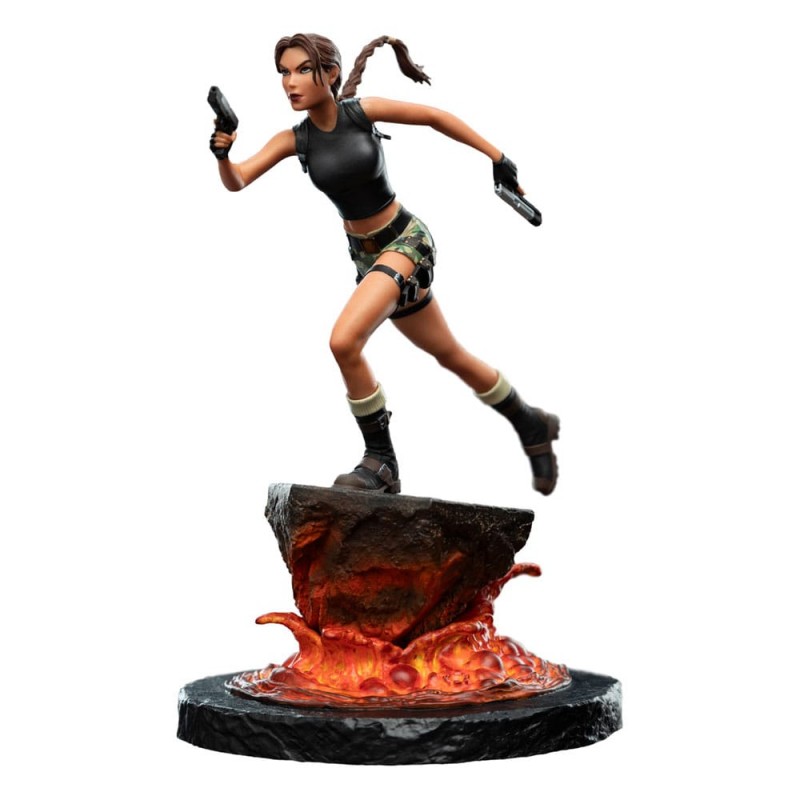 TOMB RAIDER LARA CROFT THE SANCTUARY OF FLAME DIORAMA STATUA FIGURE WETA