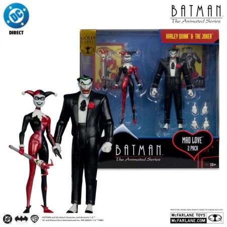 BATMAN ANIMATED SERIES - HARLEY AND JOKER MAD LOVE ACTION FIGURE