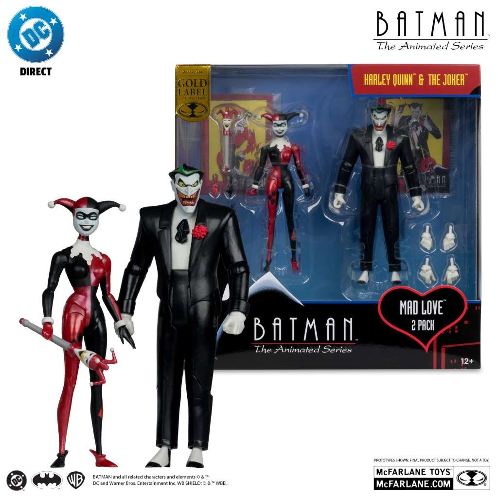 BUY BATMAN ANIMATED SERIES HARLEY AND JOKER MAD LOVE ACTION