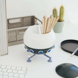 DRAGON BALL Z SPACECRAFT CAPSULE CORP. PEN HOLDER PORTAPENNE GRUPO ERIK