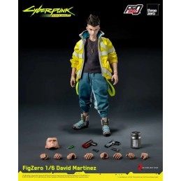 CYBERPUNK EDGERUNNERS DAVID MARTINEZ FIGZERO 1/6 ACTION FIGURE THREEZERO