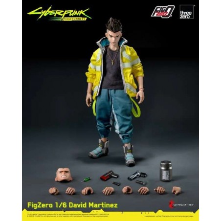 CYBERPUNK EDGERUNNERS DAVID MARTINEZ FIGZERO 1/6 SCALE PVC ACTION FIGURE