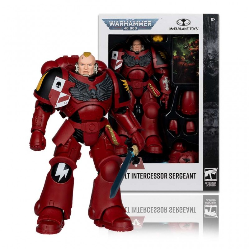 MC FARLANE WARHAMMER 40000 ASSAULT INTERCESSOR SERGEANT ACTION FIGURE