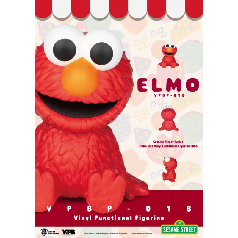 SESAME STREET ELMO FIGURAL BANK SALVADANAIO BEAST KINGDOM SESAME STREET ELMO FIGURAL BANK SALVADANAIO BEAST KINGDOM
