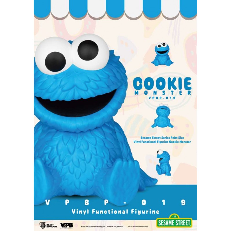 SESAME STREET COOKIE MONSTER FIGURAL BANK SALVADANAIO BEAST KINGDOM SESAME STREET COOKIE MONSTER FIGURAL BANK SALVADANAIO BEAST KINGDOM