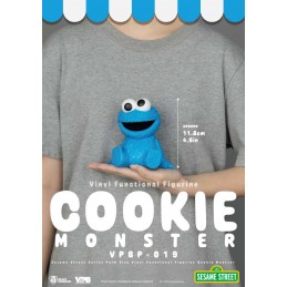 BEAST KINGDOM SESAME STREET COOKIE MONSTER FIGURAL PIGGY BANK