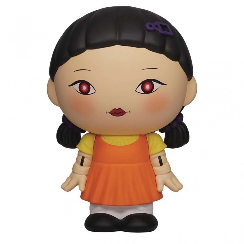 SQUID GAME YOUNG-HEE DOLL FIGURAL BANK SALVADANAIO MONOGRAM SQUID GAME YOUNG-HEE DOLL FIGURAL BANK SALVADANAIO MONOGRAM