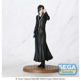 SEGA GOODS BLACK BUTLER SEBASTIAN MICHAELIS PUBLIC SCHOOL VERSION LUMINASTA STATUE PVC FIGURE