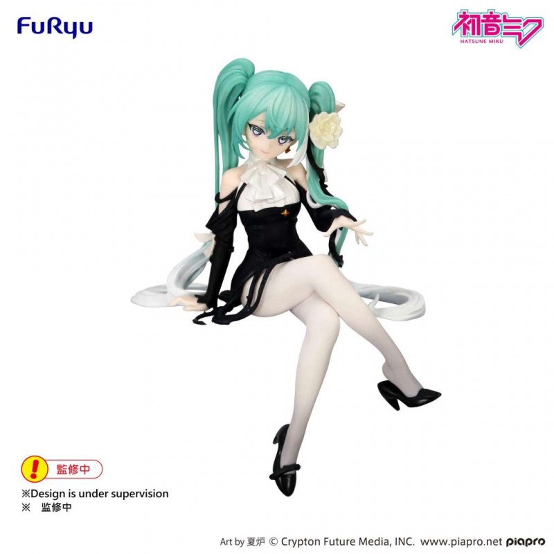FURYU HATSUNE MIKU FLOWER FAIRY WHITE ROSE NOODLE STOPPER FIGURE PVC STATUE FURYU HATSUNE MIKU FLOWER FAIRY WHITE ROSE NOODLE STOPPER FIGURE PVC STATUE