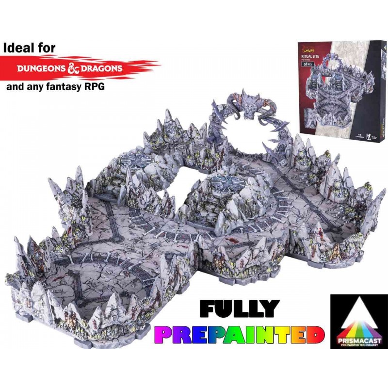 ARCHON STUDIO DUNGEONS AND LASERS RITUAL SITE PRE-PAINTED TERRAIN