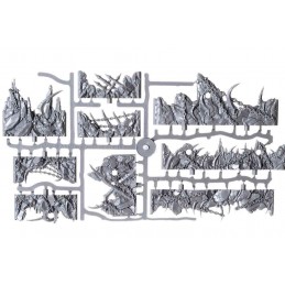 ARCHON STUDIO DUNGEONS AND LASERS DEMONIC CAVES UNPAINTED TERRAIN