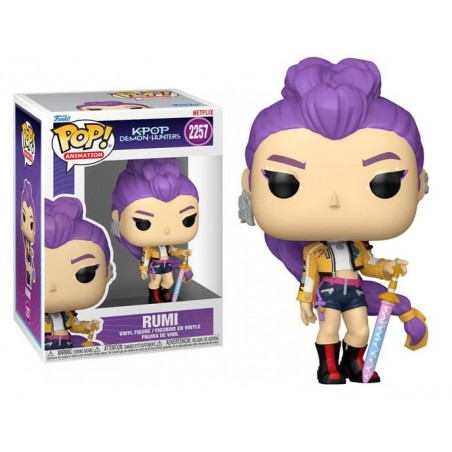 FUNKO POP! ANIMATION K-POP DEMON HUNTERS RUMI BOBBLE HEAD