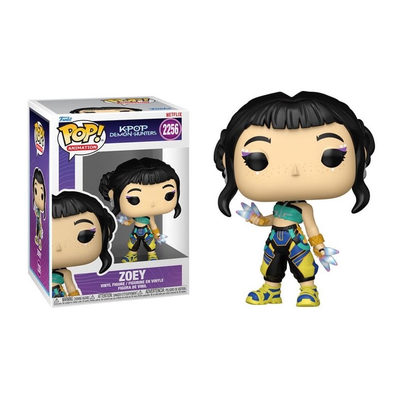 FUNKO POP! K-POP DEMON HUNTERS ZOEY BOBBLE HEAD FIGURE FUNKO