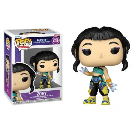 FUNKO POP! K-POP DEMON HUNTERS ZOEY BOBBLE HEAD FIGURE