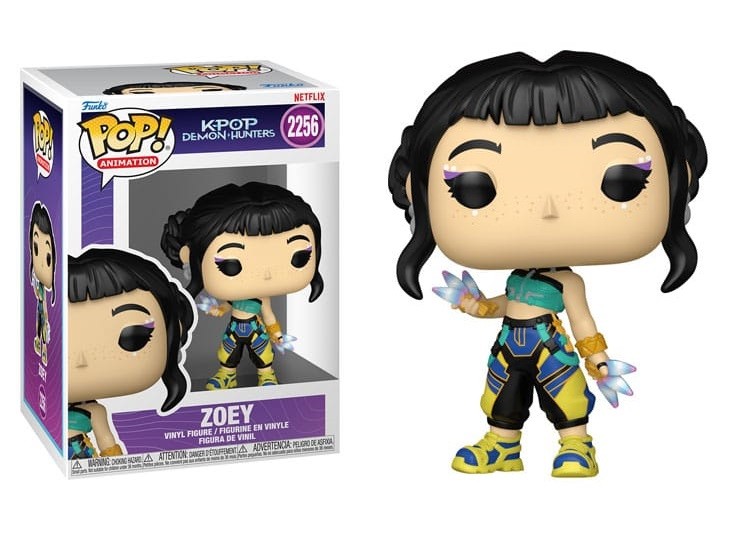 FUNKO FUNKO POP! K-POP DEMON HUNTERS ZOEY BOBBLE HEAD FIGURE