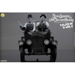 INFINITE STATUE LAUREL AND HARDY ON FORD T 1/12 SCALE RESIN STATUE FIGURE