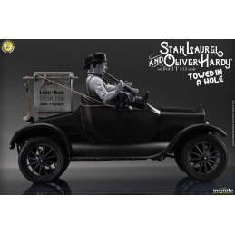 INFINITE STATUE LAUREL AND HARDY ON FORD T 1/12 SCALE RESIN STATUE FIGURE