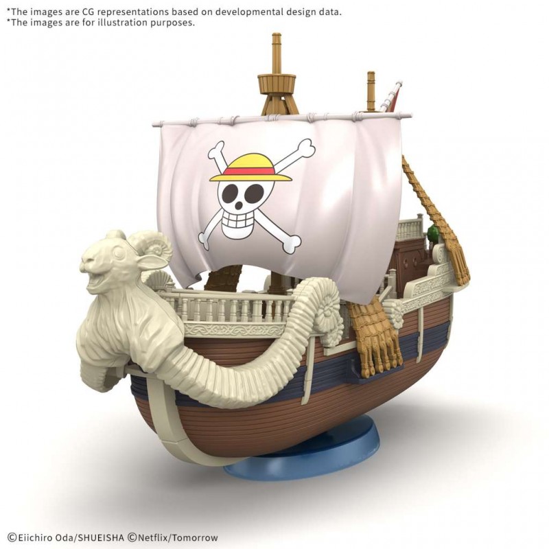 BANDAI ONE PIECE GRAND SHIP COLLECTION GOING MERRY NETFLIX VER. PVC MODEL KIT