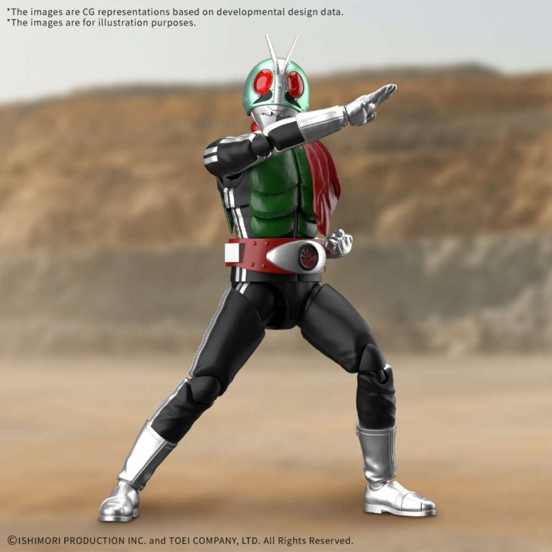 BANDAI FIGURE RISE MASKED RIDER 1 MODEL KIT PVC FIGURE
