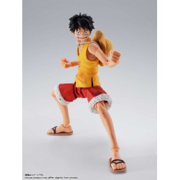 BANDAI ONE PIECE MONKEY D. LUFFY MARINEFORD S.H. FIGUARTS SERIES PVC ACTION FIGURE