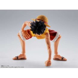 BANDAI ONE PIECE MONKEY D. LUFFY MARINEFORD S.H. FIGUARTS SERIES PVC ACTION FIGURE