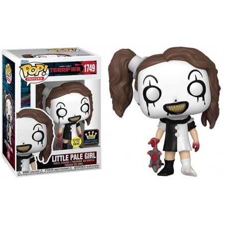 TERRIFIER LITTLE PALE GIRL GLOWING BOBBLE HEAD FIGURE