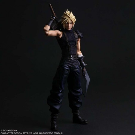FINAL FANTASY 7 REBIRTH CLOUD STRIFE PLAY ARTS SHIN ACTION FIGURE