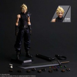 FINAL FANTASY 7 REBIRTH CLOUD STRIFE PLAY ARTS SHIN ACTION FIGURE SQUARE ENIX