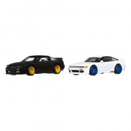 HOT WHEELS PREMIUM CAR CULTURE 2-PACK NISSAN 180SX TYPE X AND NISSAN SILEIGHTY 1/64 DIECAST MODELS MATTEL HOT WHEELS PREMIUM CAR CULTURE 2-PACK NISSAN 180SX TYPE X AND NISSAN SILEIGHTY 1/64 DIECAST MODELS MATTEL