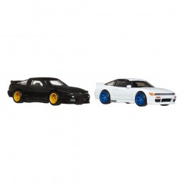 HOT WHEELS PREMIUM CAR CULTURE 2-PACK NISSAN 180SX TYPE X AND NISSAN SILEIGHTY 1/64 DIECAST MODELS MATTEL HOT WHEELS PREMIUM CAR CULTURE 2-PACK NISSAN 180SX TYPE X AND NISSAN SILEIGHTY 1/64 DIECAST MODELS MATTEL