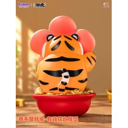 FUNISM I AM NOT FAT TIGER ALEXANDER THE TIGER RICH FLOWER 1/7 FIGURE STATUE