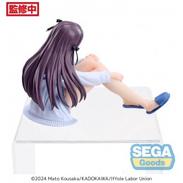I MAY BE A GUILD RECEPTIONIST BUT I'LL SOLO ANY BOSS TO CLOCK OUT ON TIME PM PERCHING ALINA CLOVER STATUA FIGURE SEGA GOODS