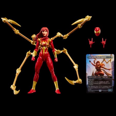 MARVEL LEGENDS X MAGIC THE GATHERING MARY JANE WATSON IRON SPIDER ACTION FIGURE