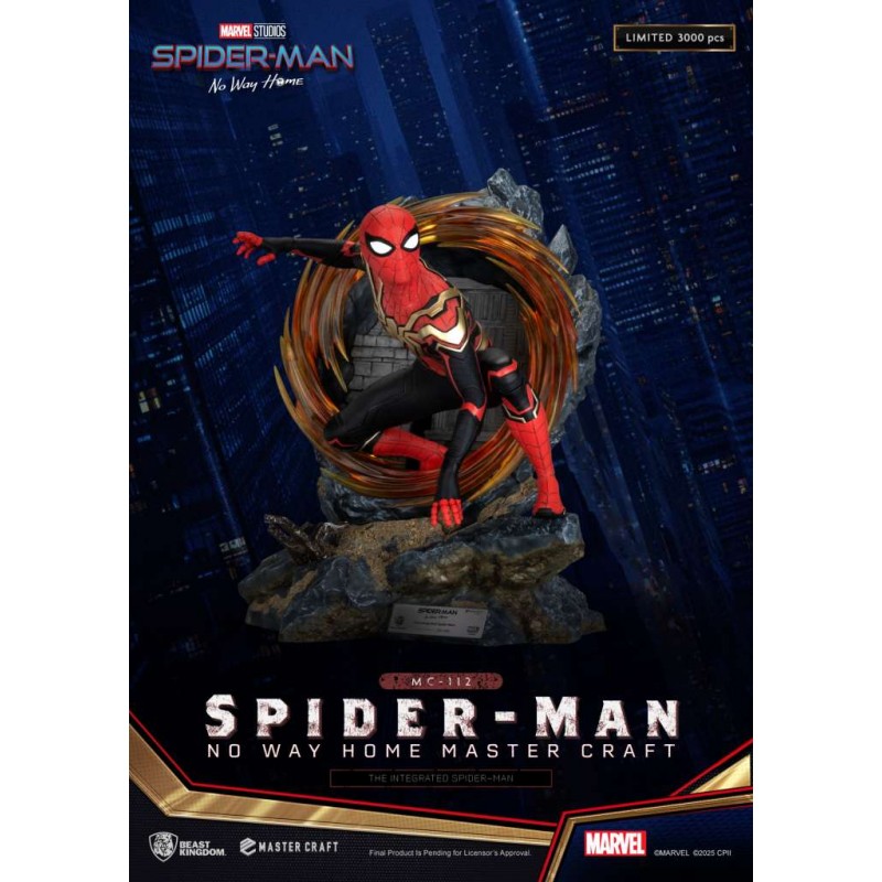 BEAST KINGDOM SPIDER-MAN NO WAY HOME THE INTEGRATED SPIDER-MAN MASTER CRAFT RESIN STATUE