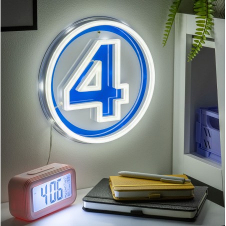 MARVEL FANTASTICI 4 LOGO LED NEON LIGHT LAMPADA