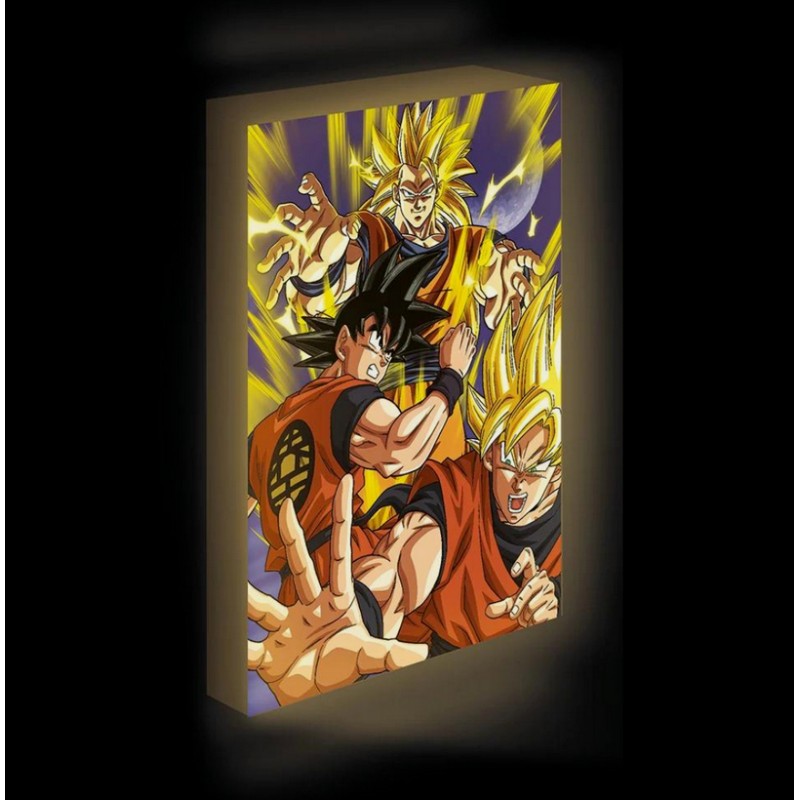 PYRAMID INTERNATIONAL DRAGON BALL Z GOKU SUPER SAIYAN LIGHT CANVAS 30X40CM PYRAMID INTERNATIONAL DRAGON BALL Z GOKU SUPER SAIYAN LIGHT CANVAS 30X40CM