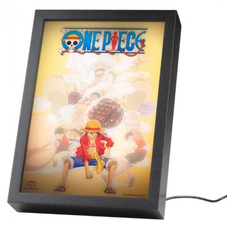 ONE PIECE MONKEY D. LUFFY QUADRO RETROILLUMINATO 20X30CM