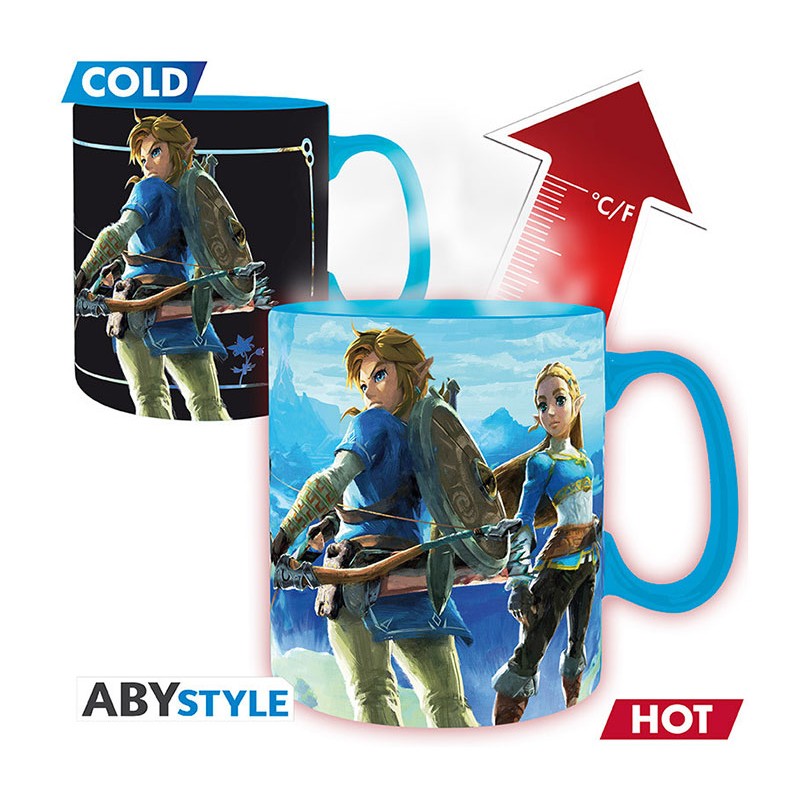 ABYSTYLE THE LEGEND OF ZELDA BREATH OF THE WILD HEAT CHANGING MUG ABYSTYLE THE LEGEND OF ZELDA BREATH OF THE WILD HEAT CHANGING MUG