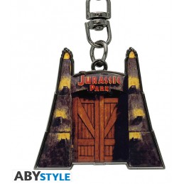 JURASSIC PARK GATES PORTACHIAVI IN METALLO ABYSTYLE