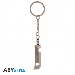 ABYSTYLE NARUTO SHIPPUDEN ZABUSA'S SWORD KEYRING METAL KEYCHAIN