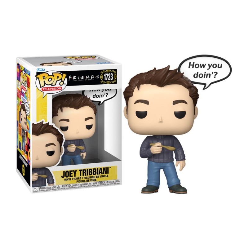 FUNKO POP! FRIENDS JOEY TRIBBIANI 1723 BOBBLE HEAD KNOCKER FIGURE FUNKO