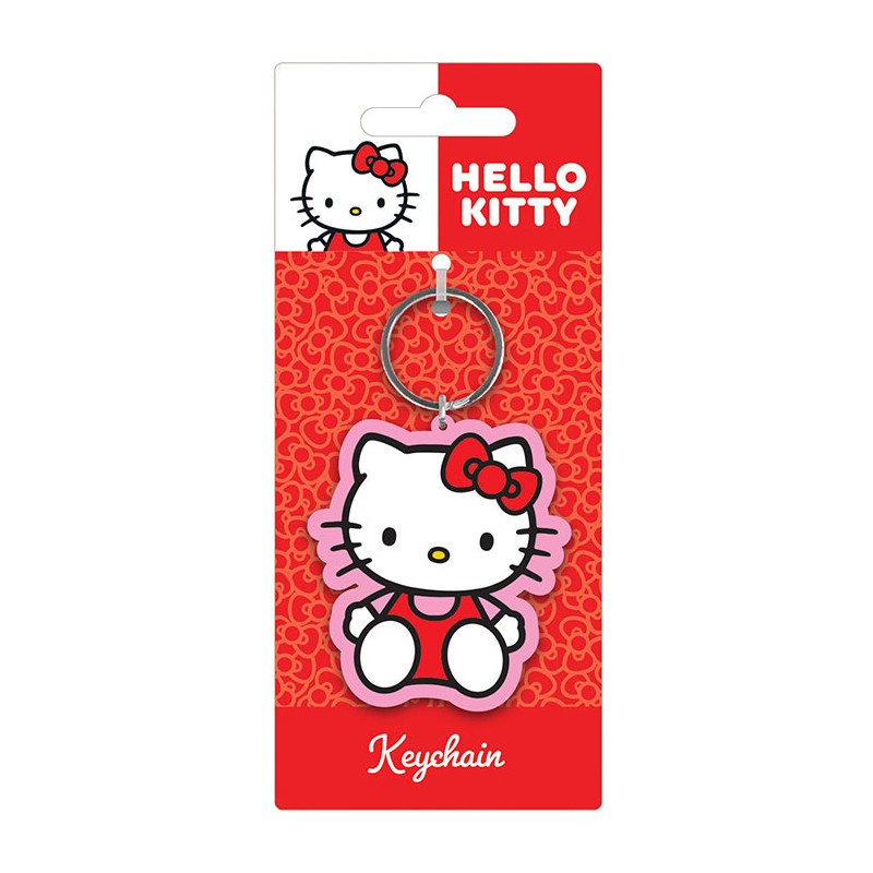 PYRAMID INTERNATIONAL HELLO KITTY POSE KEYCHAIN KEYRING