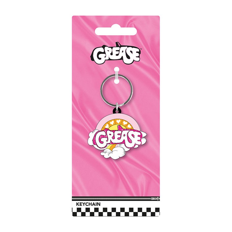 PYRAMID INTERNATIONAL GREASE LOGO KEYCHAIN KEYRING