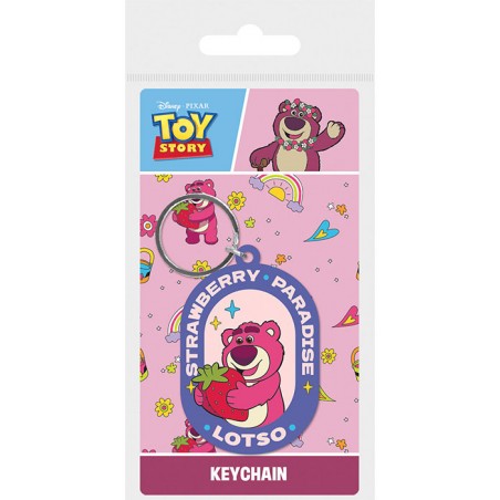 TOY STORY LOTSO STRAWBERRY PARADISE KEYCHAIN KEYRING