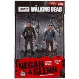 THE WALKING DEAD NEGAN AND GLENN 2-PACK ACTION FIGURE MC FARLANE