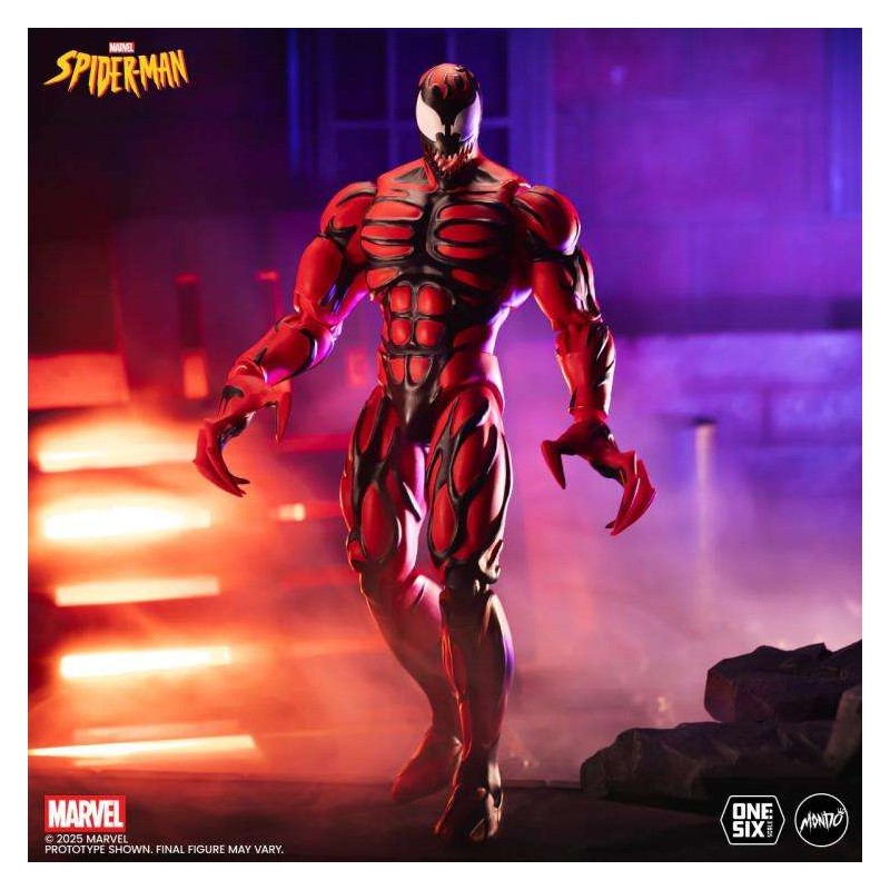 MONDO SPIDER-MAN THE ANIMATED SERIES CARNAGE 1/6 SCALE PVC ACTION FIGURE MONDO SPIDER-MAN THE ANIMATED SERIES CARNAGE 1/6 SCALE PVC ACTION FIGURE