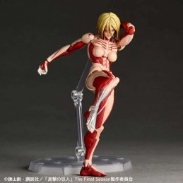 REVOLTECH A.Y. ATTACK ON TITAN FEMALE TITAN RE-RUN ACTION FIGURE KAITENDOH