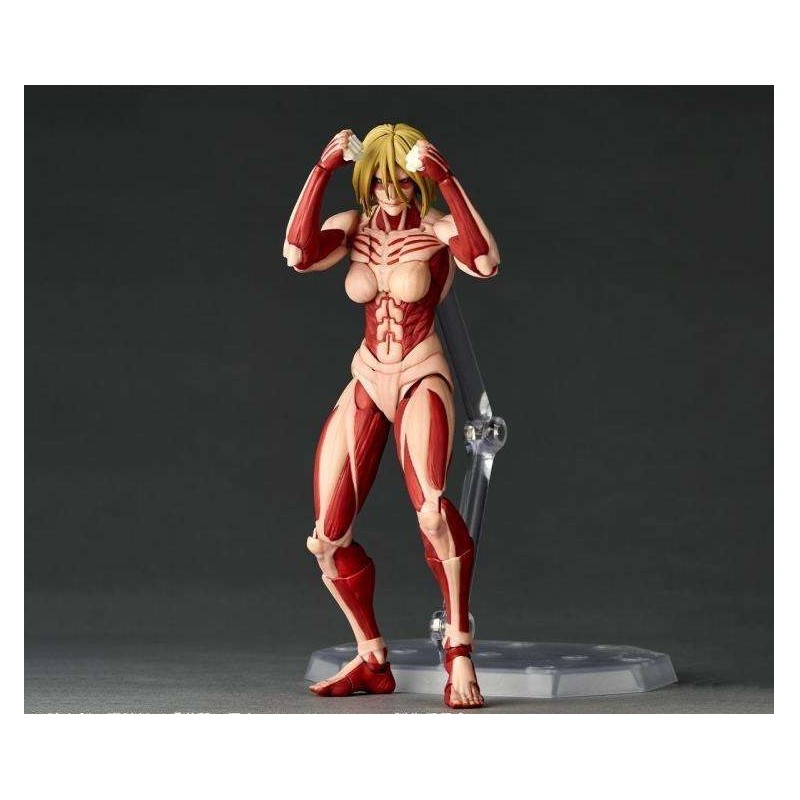 KAITENDOH REVOLTECH A.Y. ATTACK ON TITAN FEMALE TITAN RE-RUN 16CM ACTION FIGURE KAITENDOH REVOLTECH A.Y. ATTACK ON TITAN FEMALE TITAN RE-RUN 16CM ACTION FIGURE