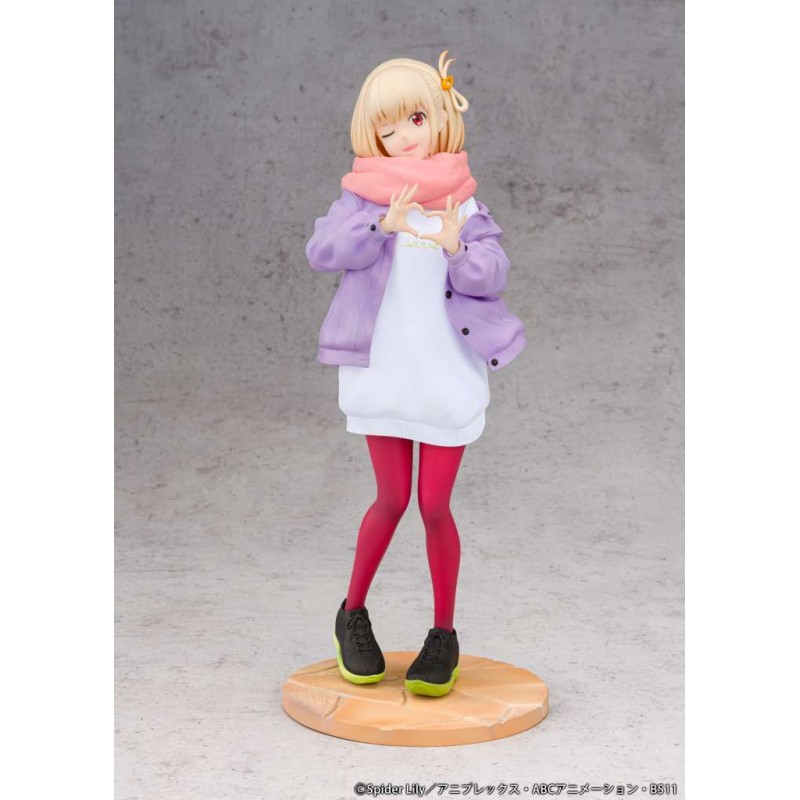 LYCORIS RECOIL CHISATO NISHIKIGI WINTER VERSION STATUA FIGURE PROOF LYCORIS RECOIL CHISATO NISHIKIGI WINTER VERSION STATUA FIGURE PROOF